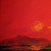 Rote Landschaft, 2008, Acryl, 20 x 30