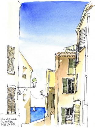 Rue de lórme in Antibes 